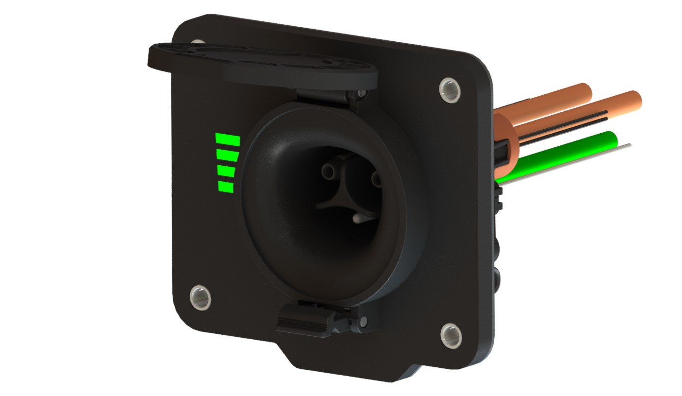 nacs ac charging inlet socket