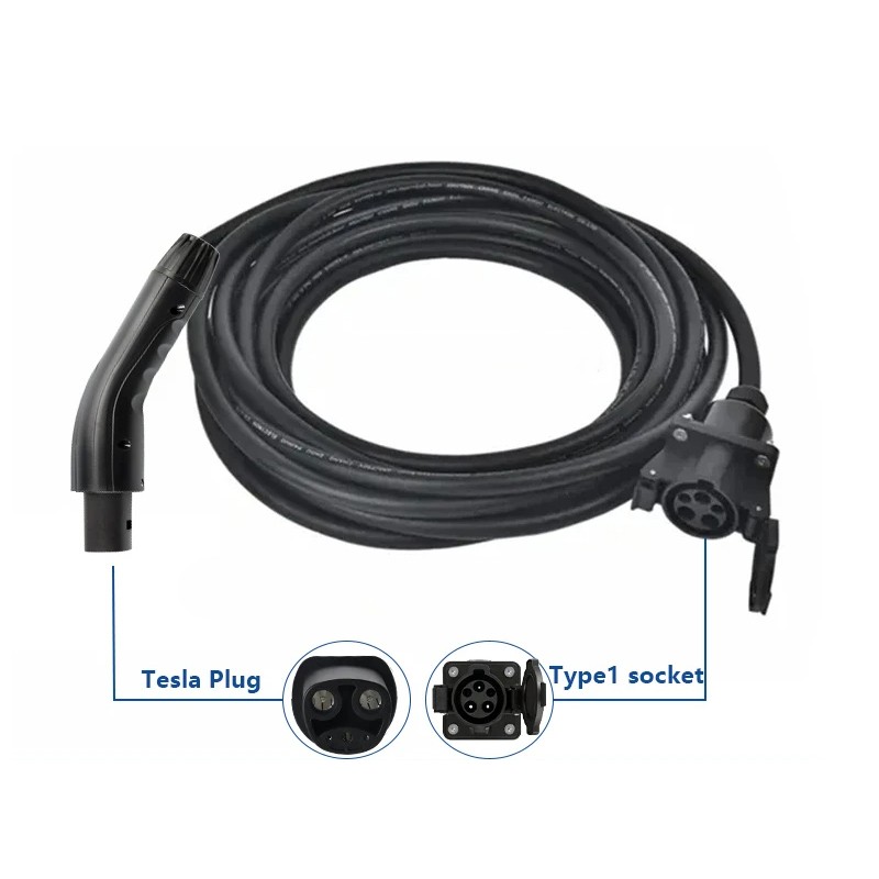 type 1 to nacs ev charging cable